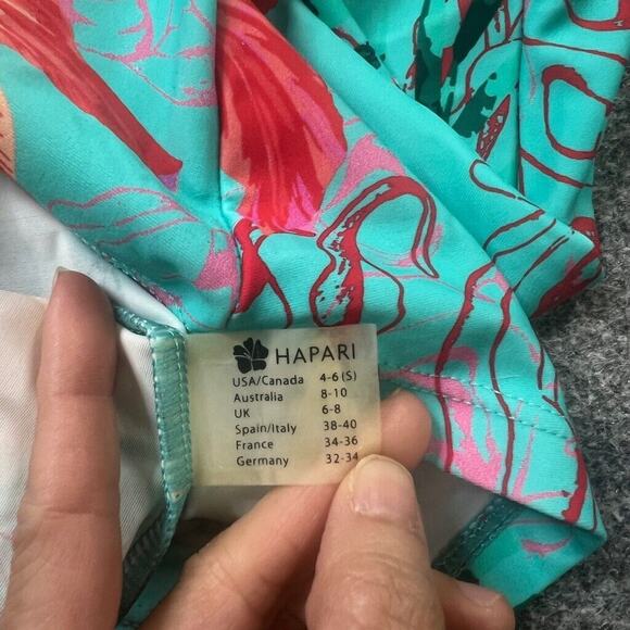 Hapari Tankini Womens 4-6 Small Cypress Rio Push Up Halter Tie Neck SPF 50 Swim - Picture 8 of 11